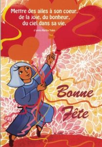 Carte à message de Moinette : Bonne fête