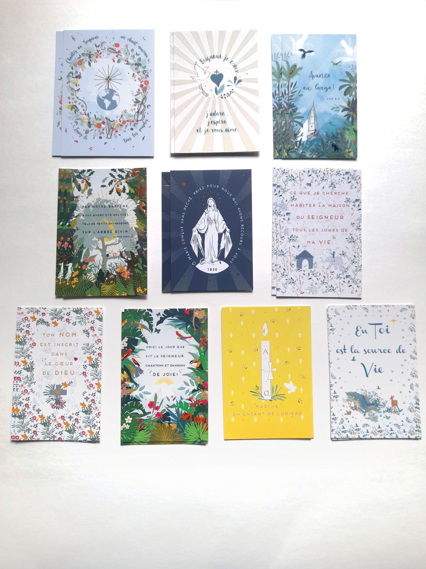 Lot d'images de baptême -  Atelier d'avril