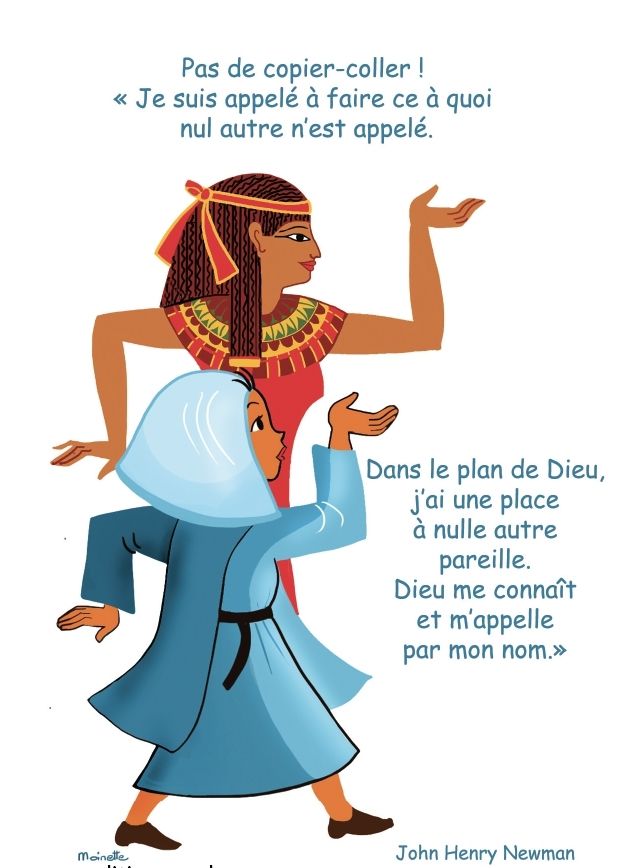 Carte à message de Moinette : Pas de copier -coller !