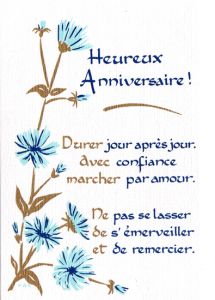 Joyeux anniversaire