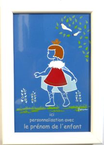 saint céramique encadrée N°051