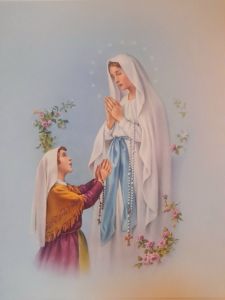 Poster Notre Dame de Lourdes