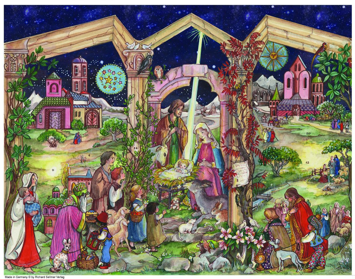 Calendrier de l'Avent A3 pour les 3-8 ans