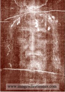 Visage du Christ – suaire de Turin – 30 cm