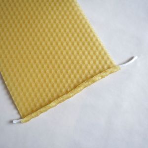 Kit bougies cire abeille 4 feuilles de cire