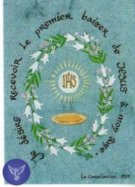 Hostie et couronne de lys