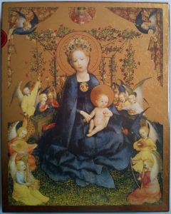 Icône Vierge à la treille aux roses