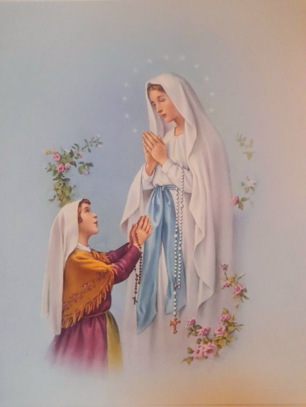 Poster Notre Dame de Lourdes