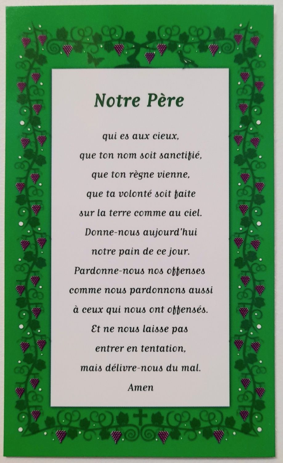 Image Prière du Notre Père