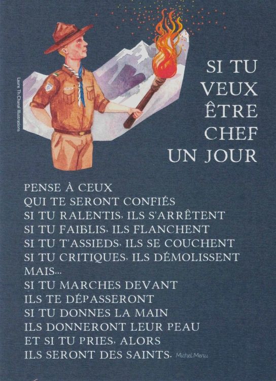 Carte Si tu veux être chef 13 cm /18 cm