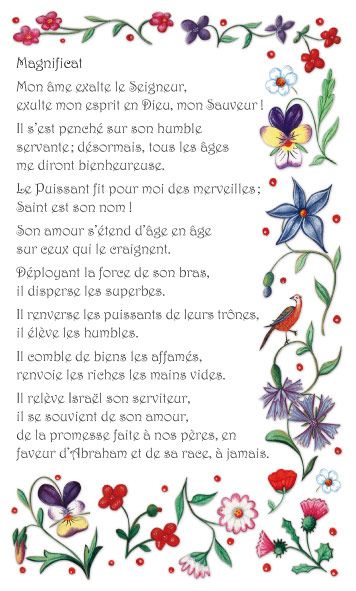 Image Prière du Magnificat - 50 exemplaires
