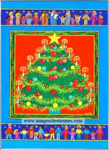 Carte de Joyeux Noël