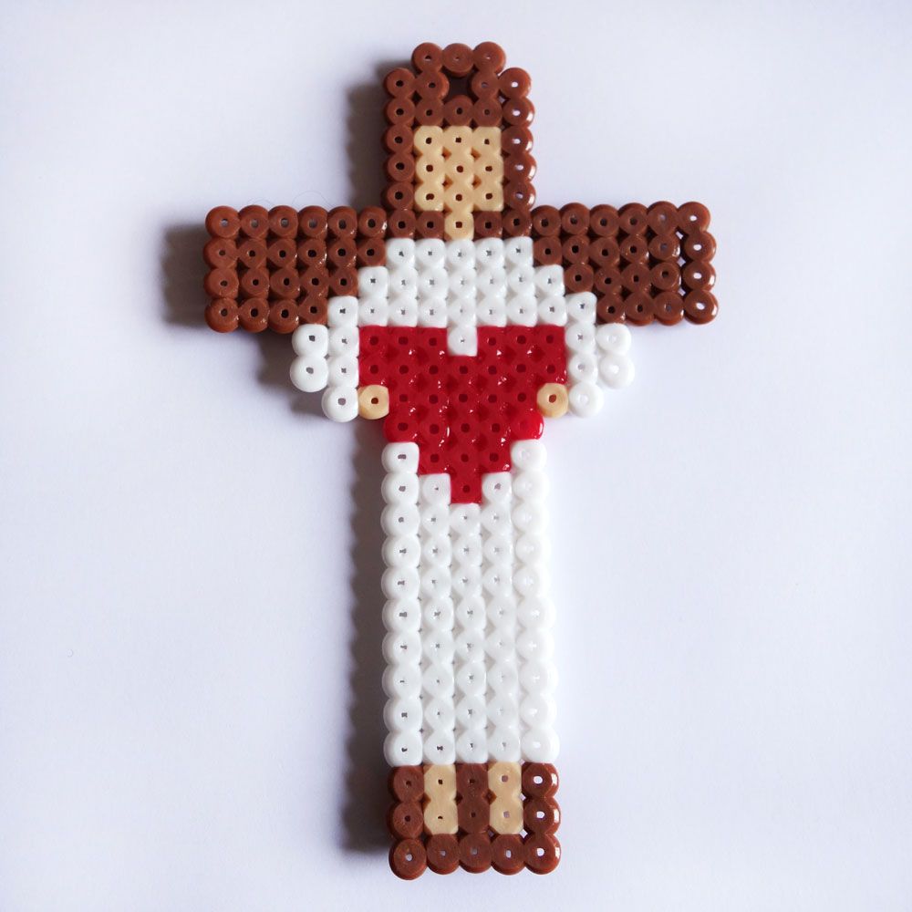 Kit croix et perles à repasser