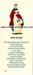 Prière à St Joseph