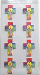 Stickers croix couleurs