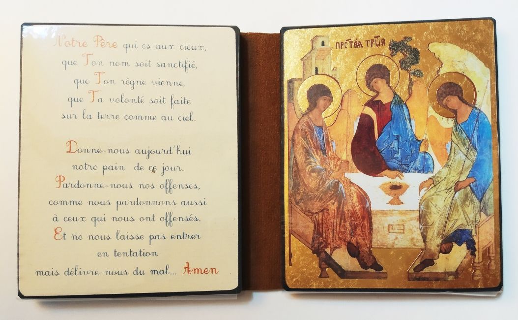 Diptyque icône  de la Trinité (Roublev)
