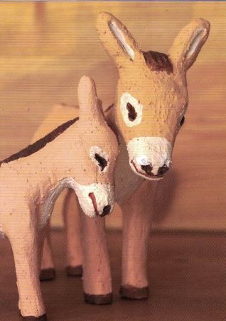 Carte de vœux chrétienne : Mon petit ânon