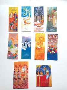 Lot d’images de première communion – illustrations de Maïte Roche