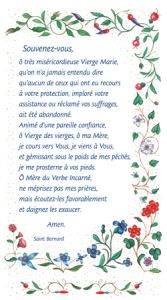 Image Prière « Souvenez-vous »