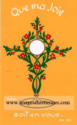 Image de communion et de profession de foi