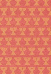 Papier cartonné calice orange