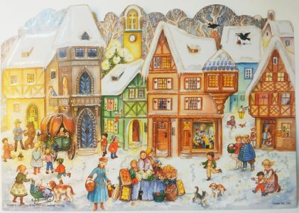 Calendrier de l’Avent  non religieux A3 pour les 3-8 ans