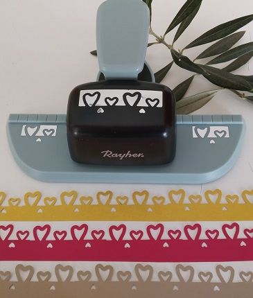 Perforatrice de bordure - coeurs motif de 1 cm