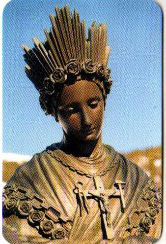 Image de Notre Dame de la Salette + paroles de Marie