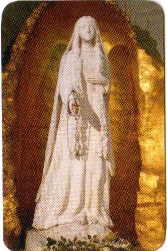 Image de Marie + Paroles de la Vierge Marie à l'Ile Bouchard