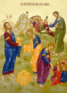 Carte Icône de la multiplication des pains