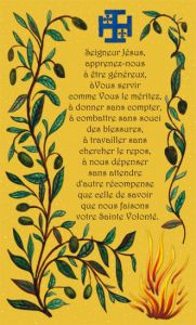 Image Prière scoute, croix scoute de France