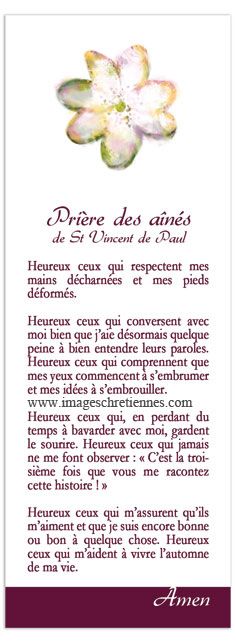 Signet : Prière des aînés