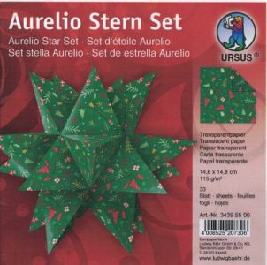 Lanterne etoile en origami