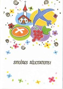Félicitations Communion