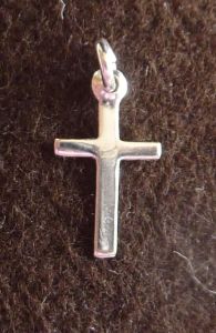 Petite Croix argent pour bracelet