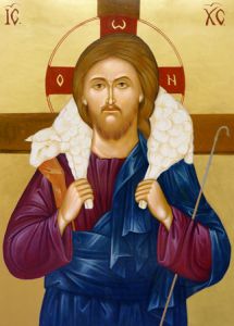 Poster du Christ bon berger 30cm