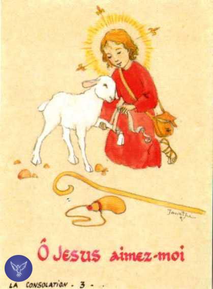 L'enfant Jésus bon berger