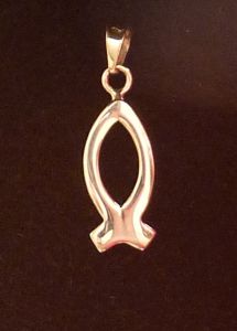 Ichtus cou en argent