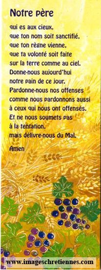 Image prière du Notre Père
