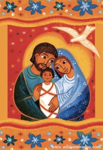 Magnet Sainte Famille et Saint Esprit