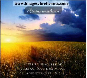 Sincères Condoléances