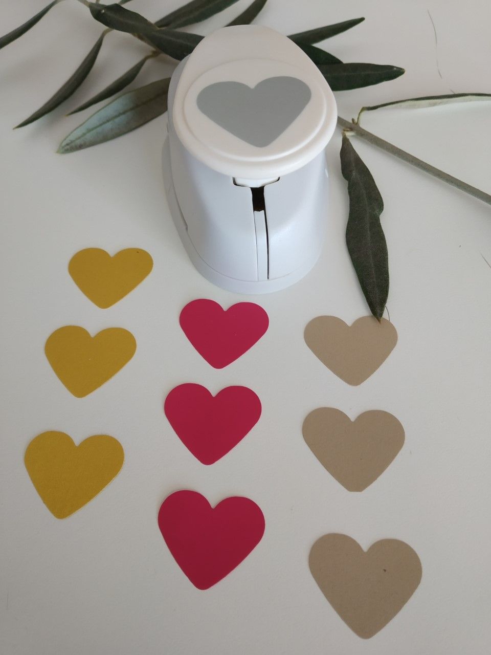 Perforatrice fantaisie motif coeur 3.81 cm