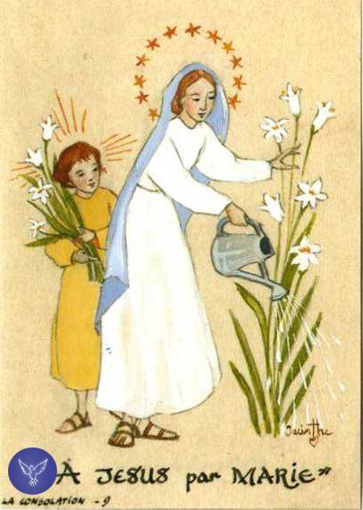 Marie - Image de première Communion