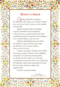 Hymne à l’amour