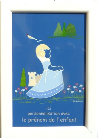 saint céramique encadrée N°030