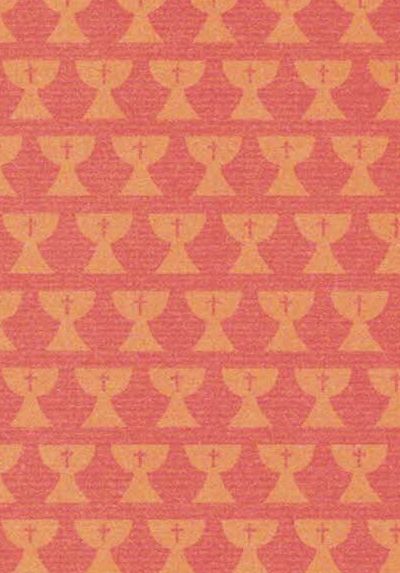 Papier cartonné calice orange