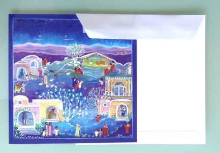Calendrier de l’Avent à envoyer 6-11 ans avec enveloppe