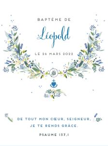 18 images souvenir personnalisées garçon