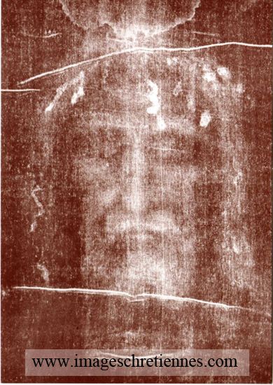 Visage du Christ - suaire de Turin - 30 cm