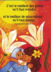 Carte à message de Moinette : Amitié et sagesse